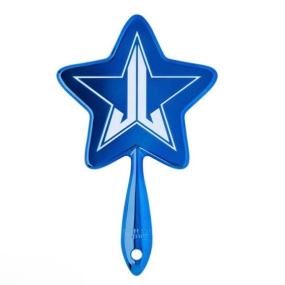 Jeffree Star Other - Jeffree Star blue chrome star hand held mirror NIB